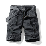 Men's Shorts Made Of Pure Cotton With Multiple Pockets