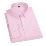 Mens Casual Long-sleeve All-cotton Shirt Jacket