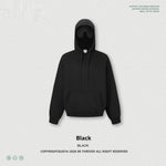 Streetwear Heart-Shaped Hug-Eyemask Hoodie