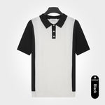 Mens Knitted Short-Sleeve Casual Top