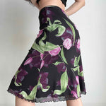 Mesh Fishtail Casual Skirt For Women