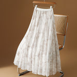 Two-way Wear High-end Printed Chiffon Skirt