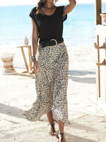 Mid-length Womens Skirt With An Elastic Waist