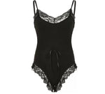 Lace-trimmed Shapewear Bodysuit
