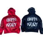 Printed Loose-fit Gothic Streetwear Brand Patchwork Sports Hoodie