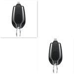 Keyring Charging Bank Wireless Portable 1500 Mah Emergency Power Supply Telescopic Small Mobile Power Supply