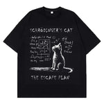 Mens Quantum Mechanics Creative Print Short Sleeve