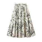Draped Minimalist And Soft Beige Skirt