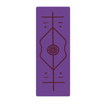 Non Slip TPE Yoga Mat Position Line Beginner