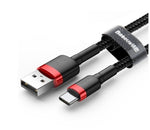 Android Micro Data Cable Charging Transmission 2 In 1 Woven Mobile Phone Charging Cable