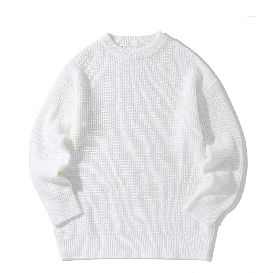 Fashionable Casual Long-sleeve Knitted Pullover Sweater