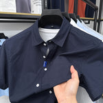 Mens Business-Casual Breathable Cotton Shirt