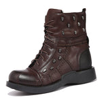 British Personalized Punk Martin Boots Men