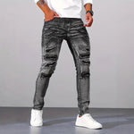 Men's Stretchy Slim-Fit Fashion Denim Jeans