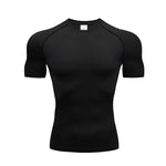 Compression Shirt, Compression Tee, Gym Top, Workout Shirt, Running T-shirt, Athletic Base Layer, Quick Dry, Stretch, Breathable, Fitness Undershirt