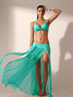 Womens Casual Beach Dress With Elastic Waistband