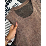 Dragon Scale Pattern Knitted Vest For Men