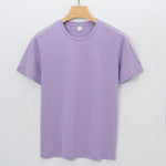Mens Double-Sided Liquid-Ammonia Mercerized Cotton T-Shirt