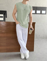Mens Loose-Fit Fashionable Casual Sports Vest