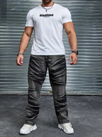Shanxi Stretchy Slim Straight Pants