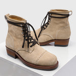 Retro New Style Motorcycle Martin Short Boots