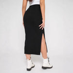 Solid-color Womens Skirt High-waisted Body-huggi Spring Style
