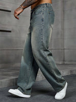 Unlined Loose Straight Pants