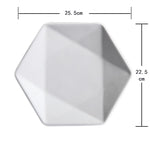 Matte Creative Ceramic Plate Western Dinner Plate