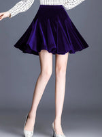 Loose And Stretchable High-waisted Sundress Summer Pleated Skirt