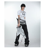 Figure-flattering Crew-neck Short-sleeve Top For Men