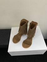 Designer-Style Tassel-Studded Roman Sandals For Women