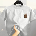 Retro-style Fashionable Printed Casual Mens Top