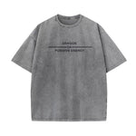High-end Vintage Snow-washed Mens Top
