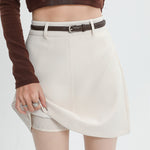 Springsummer Womens Skirt A-line Design Solid ColorFashionable