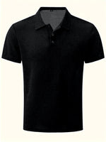 Mens Shirt Collar Summer Solid Color
