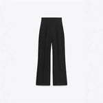 Retro Fashion Versatile Slimming High-waisted Pants With Zip Decoration