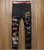 Shanxi Stretchy Slim Straight Pants