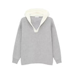 Casual V-neck Hooded Sweater For Men And Women