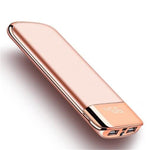 Portable with LCD display charging treasure