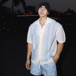 Retro Shirt Mens Summer Clothing Hong Kong Style Student Loose-fitting