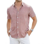 Mens Slim-fit Business Shirt Lightweight