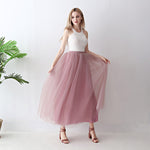 Prom Dress Tulle Skirt Womens Half-skirt