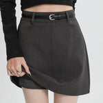Springsummer Womens Skirt A-line Design Solid ColorFashionable