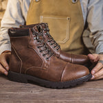 Fall Winter Men Boots British Style