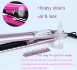 Steam hair straightener spray electric curling straight