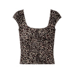 Designer-style Polka-dot Retro Square-neck Ribbed Tank Top With Straps For Women