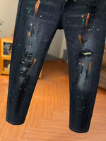 B2 - Non-elastic Small Straight-leg Pants