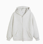 Fashionable Hooded Cardigan Layered Sweatshirt Mens Trendy Hoodie