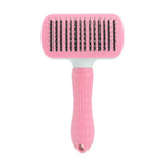 Cat Self-Cleaning Comb Stainless Steel Dog Comb Hair Brush One Key To Remove Floating Artifact