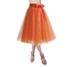 European And American High-waisted Mesh Skirt